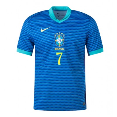 Dres Brazil Vinicius Junior #7 Gostujuci Copa America 2024 Kratak Rukav Dres Brazil Vinicius Junior #7 Gostujuci Copa America 2024 Kratak Rukav